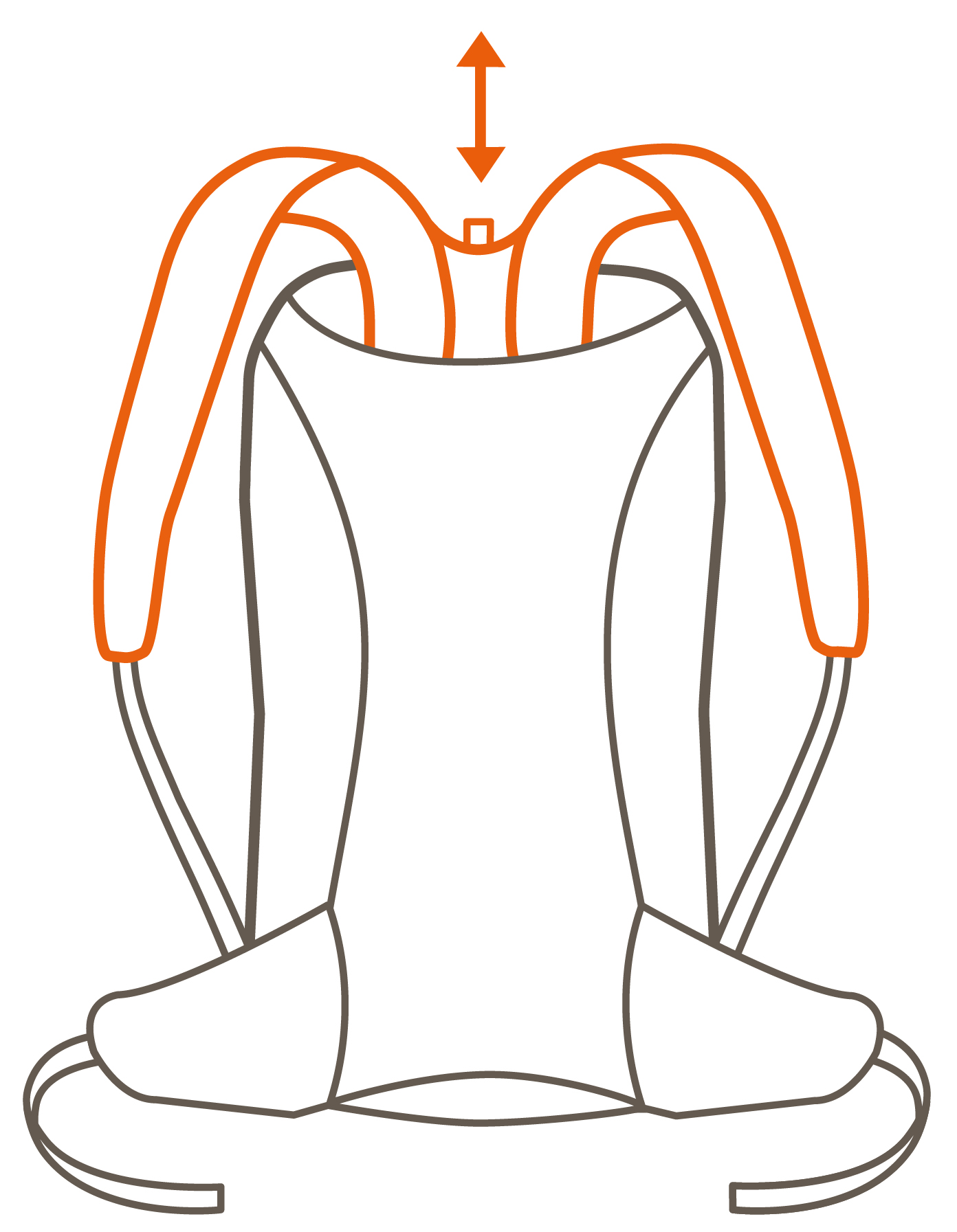 Mit der Shifting Back Length l&auml;sst sich die R&uuml;ckenl&auml;nge stufenlos einstellen