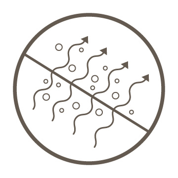 Das Atmungsaktiv-Icon
