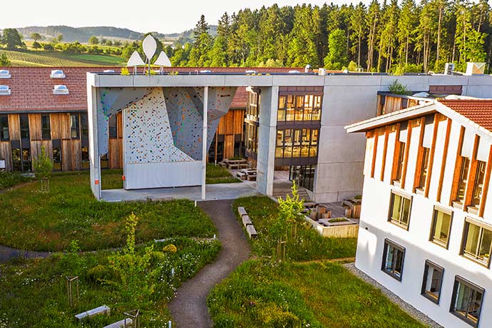 VAUDE Firmengebäude im süddeutschen Tettnang