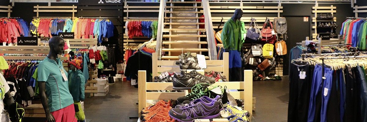 Innenansicht VAUDE Outlet